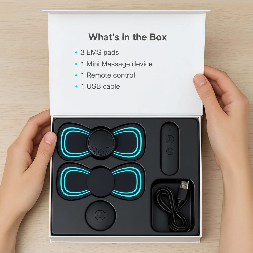 NeuroPad | EMS Massage Pad for Sciatica Relief with Portable Design | Effective Pain Management for Enhanced Mobility
