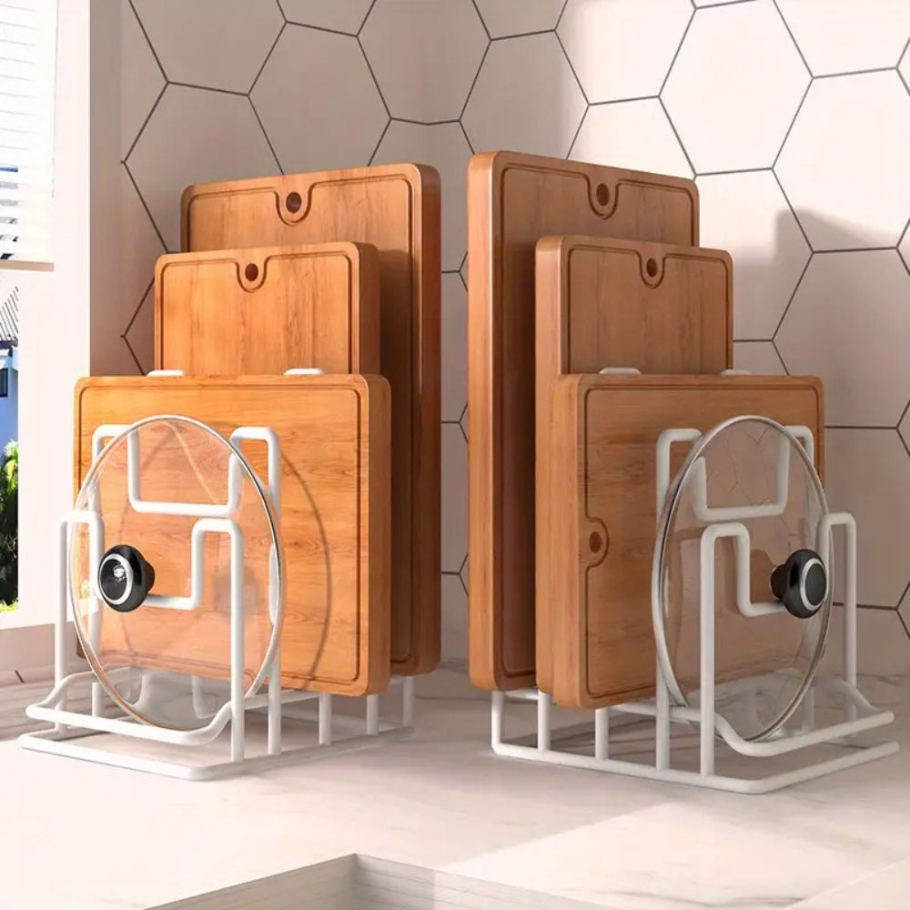 Nexa Kitchen Organizer Rack - Durable Metal, Tiered Design