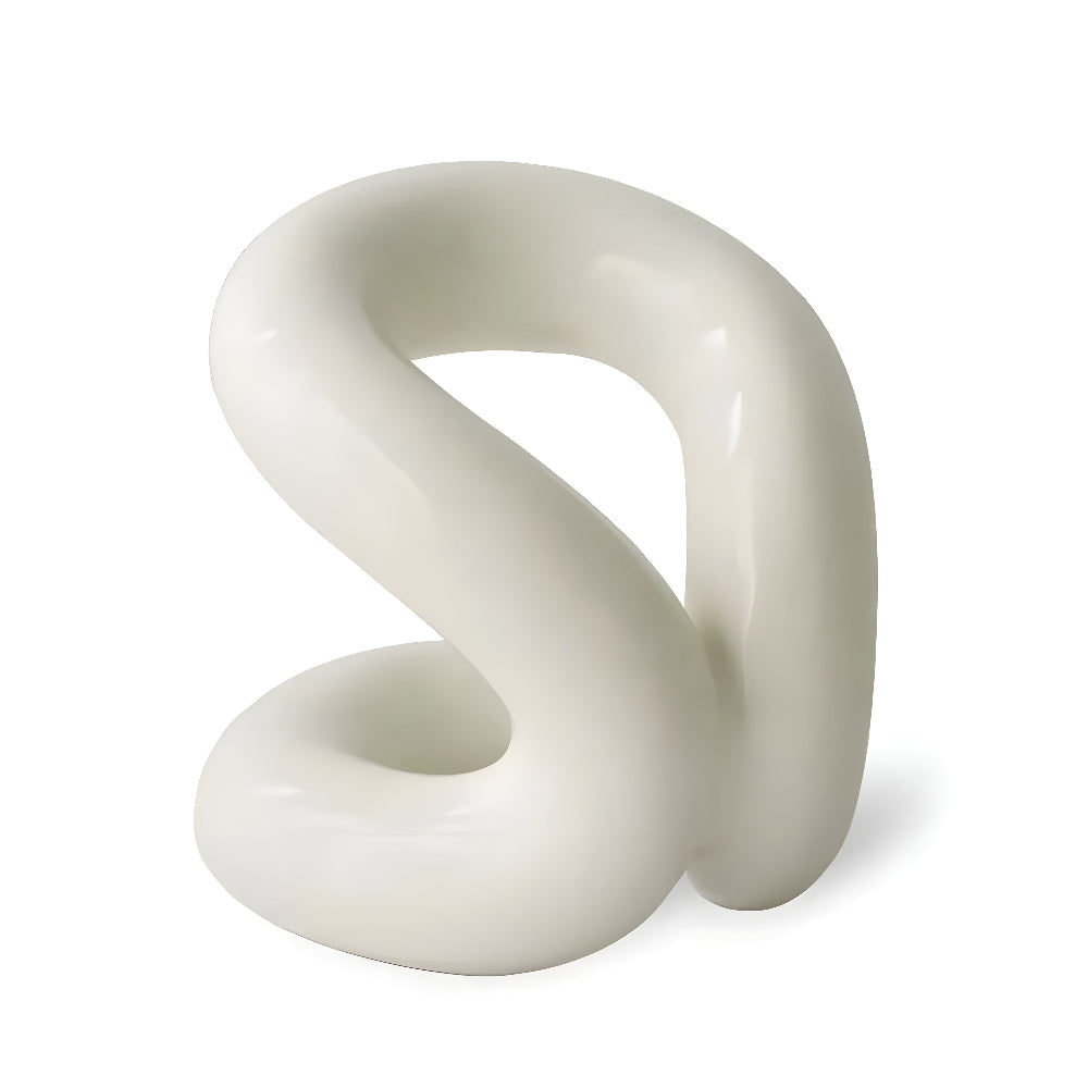 Nexus Ceramic Holder - Modern Design with Rope-Knot Detail