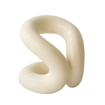 Nexus Ceramic Holder - Modern Design with Rope-Knot Detail