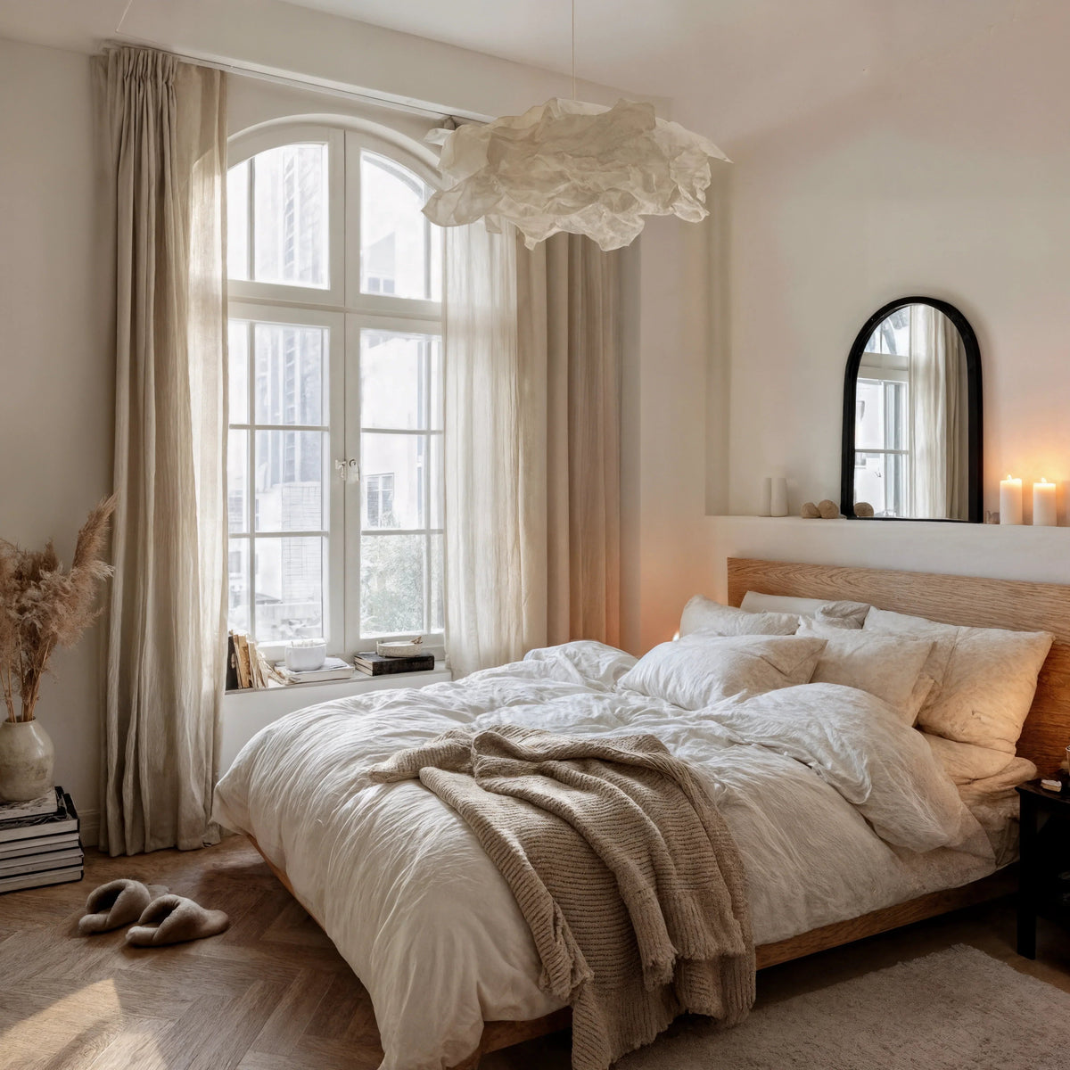 NimbusCloud | Organic Ceiling Lamp with Cloud-Like Design | Warm Glow for Calming Ambiance