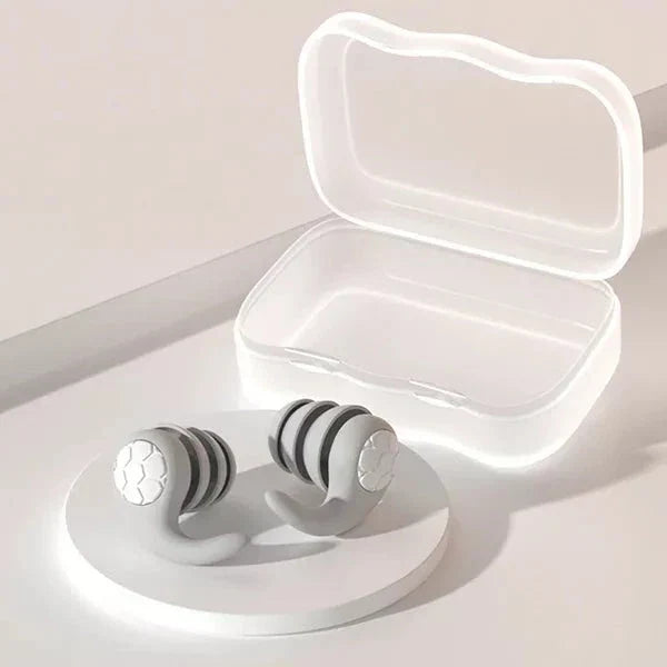 Reusable Silicone Sleep Earplugs for Noise Blocking – Soft Comfort Fit for Night Rest, Study & Travel