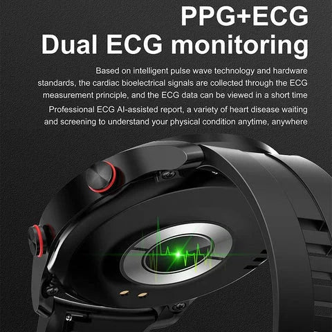 Fitness Smartwatch with Bluetooth Calling & Heart Rate Monitor – Health Tracker with Blood Pressure & SpO2 Sensor