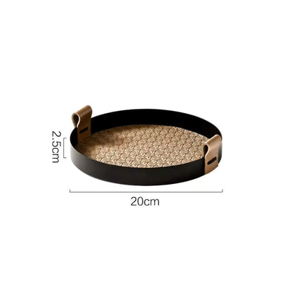 Nora Serving Tray - Durable Iron, Nordic-Inspired Design