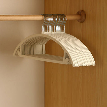 Nora Velvet Hangers - Non-Slip Coating, Set of 10