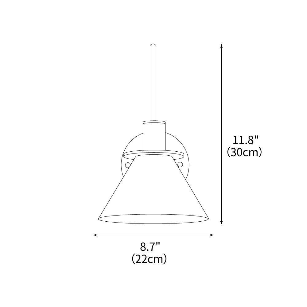 Industrial Iron Sconce Light for Hallways Kitchens & Entryways – Modern Matte Side Lighting for Residential and Commercial Use