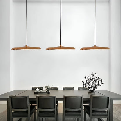 LED Disc Ceiling Fixture 10 in Rose Gold 4000K Adjustable Height for Kitchen Dining Room Bedroom Modern Floating Lamp Neutral White