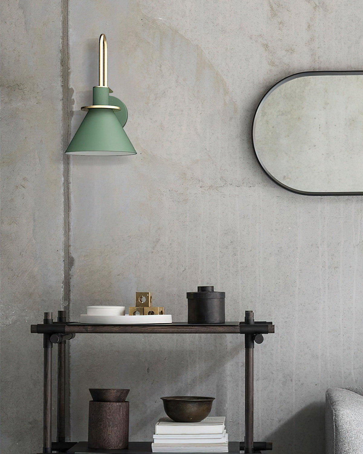Industrial Iron Sconce Light for Hallways Kitchens & Entryways – Modern Matte Side Lighting for Residential and Commercial Use
