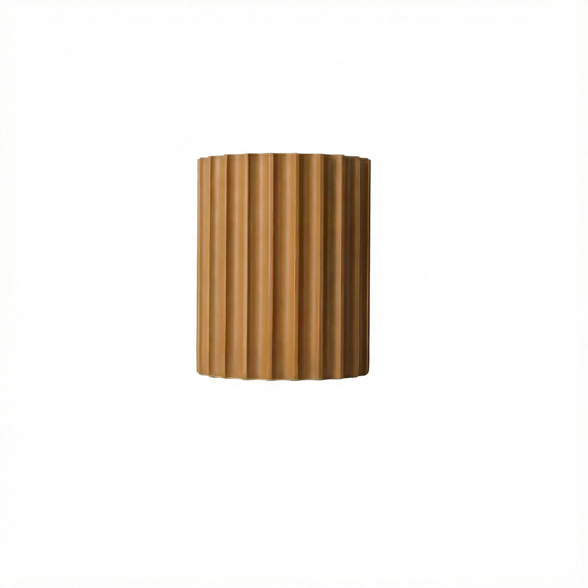 Nordic Pleated Resin Wall Sconce | Modern Ribbed LED Lamp for Soft Ambience