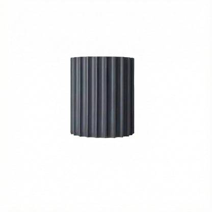 Nordic Pleated Resin Wall Sconce | Modern Ribbed LED Lamp for Soft Ambience