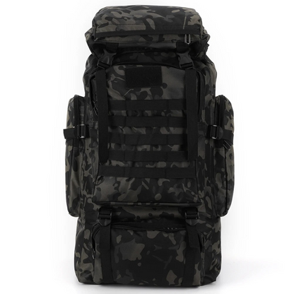 80L Expedition Hiking Backpack – Tactical Multi-Day Trekking Pack with MOLLE Webbing & Padded Straps for Camping & Travel