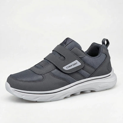Adjustable Wide-Fit Walking Shoes for Swollen Feet – Hook-and-Loop Closure, Extra Roomy Toe Box & Cushioned Sole for All-Day Comfort