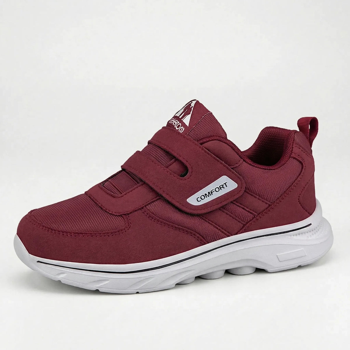 Adjustable Wide-Fit Walking Shoes for Swollen Feet – Hook-and-Loop Closure, Extra Roomy Toe Box & Cushioned Sole for All-Day Comfort
