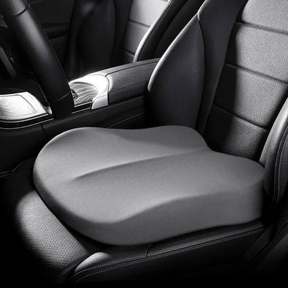 Wedge Car Seat Cushion with Memory Foam for Better Driving Visibility and Posture Support