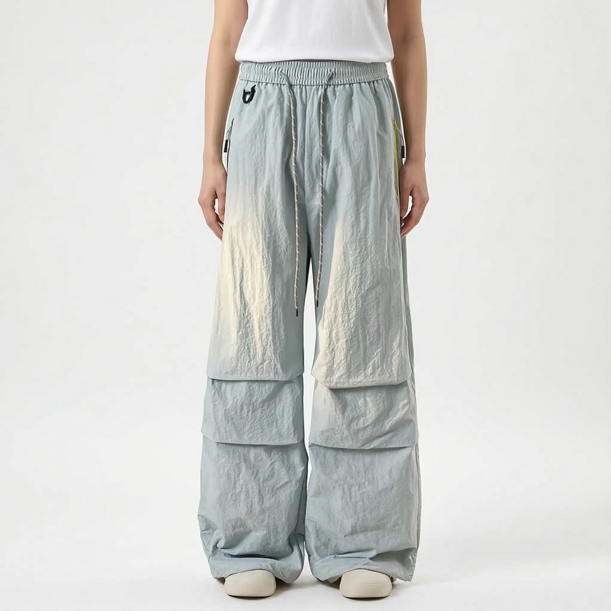 Women's Water-Resistant Wide-Leg Hiking Pants with Adjustable Waist & Cuffs for Outdoor Adventures