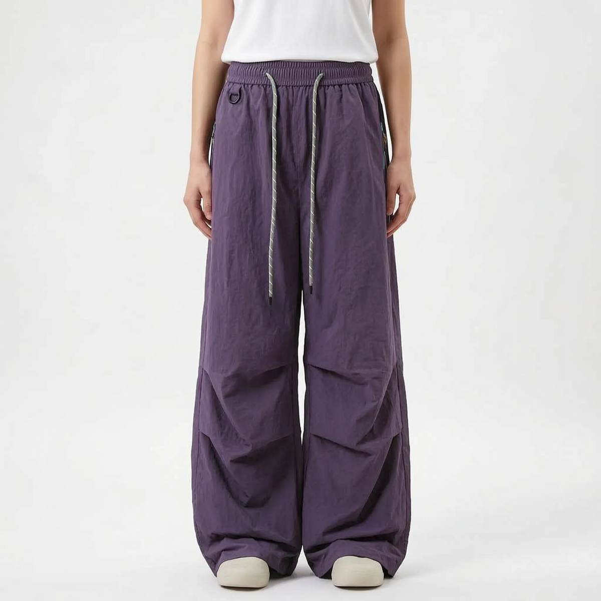 Women's Water-Resistant Wide-Leg Hiking Pants with Adjustable Waist & Cuffs for Outdoor Adventures