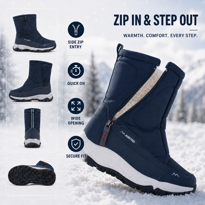 Insulated Waterproof Snow Boots for Men & Women – Winter Hiking Footwear with Anti-Slip Grip & Thermal Lining