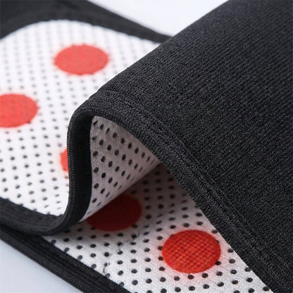Adjustable Lower Back Support Belt with Self-Heating Therapy & Magnetic Nodes for Pain Relief