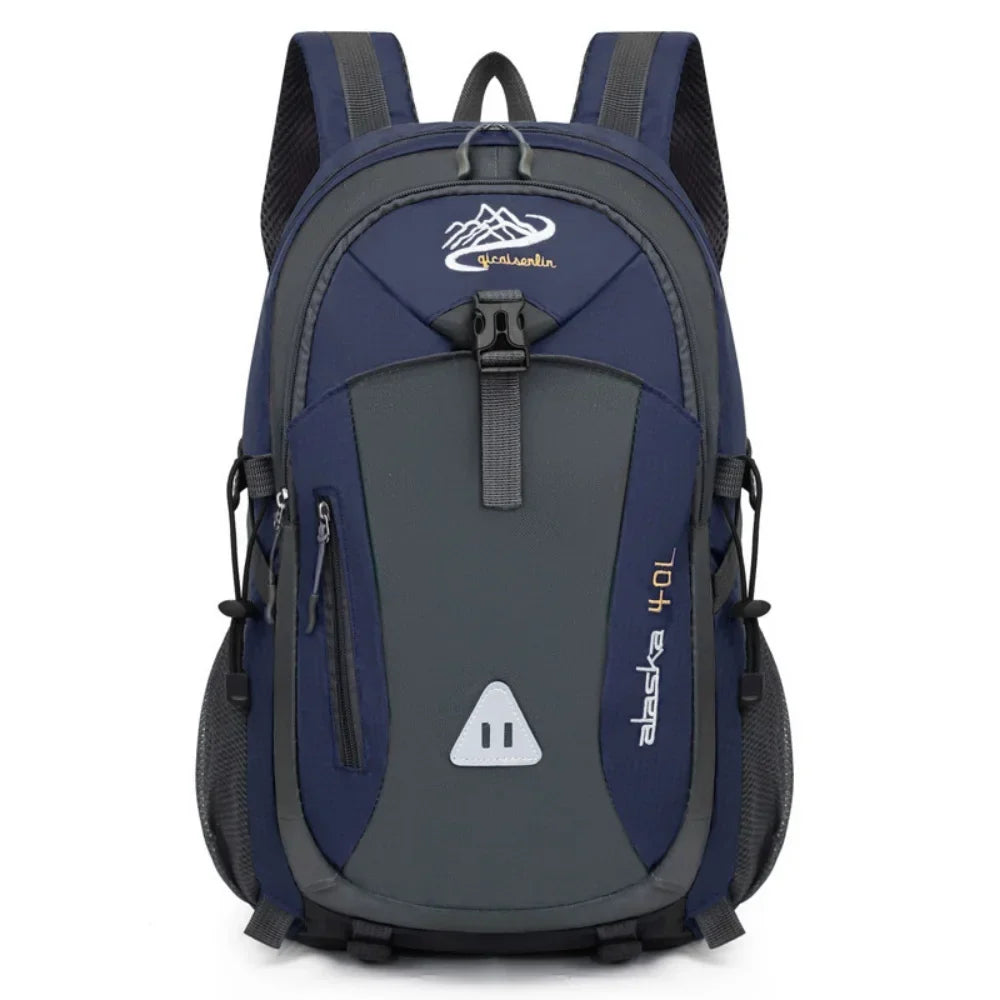 40L Outdoor Backpack with Padded Mesh Panels & Adjustable Straps for Hiking and Travel