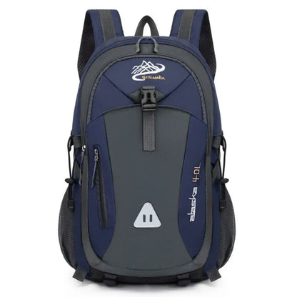40L Outdoor Backpack with Padded Mesh Panels & Adjustable Straps for Hiking and Travel