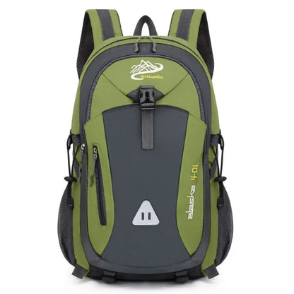 40L Outdoor Backpack with Padded Mesh Panels & Adjustable Straps for Hiking and Travel