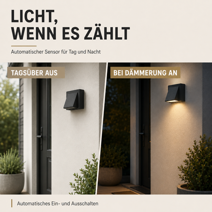 Outdoor Wall Light Fixture Weatherproof LED 5W Sconce for Patio Garden Entry Modern Exterior Lighting