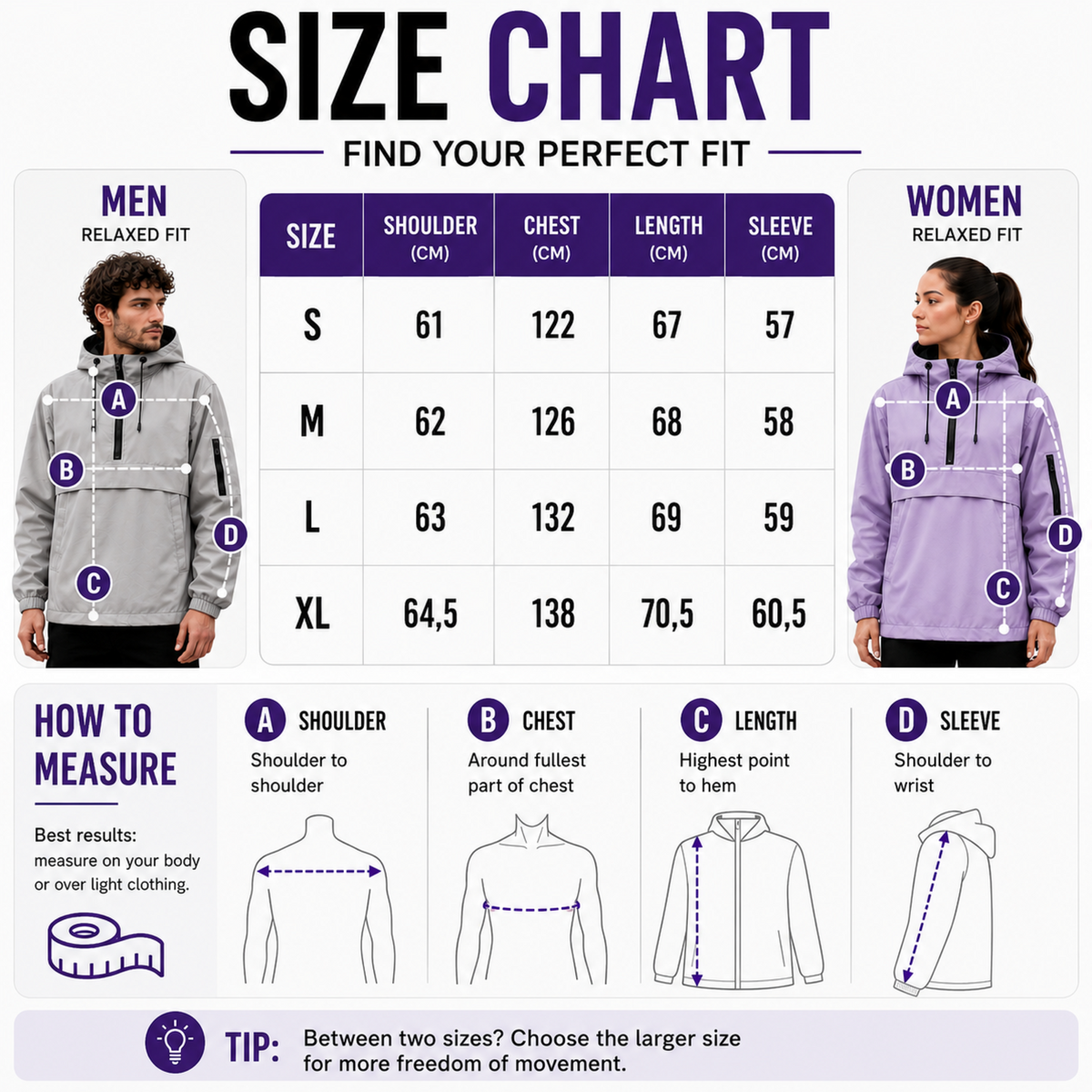 Weatherproof Half-Zip Windbreaker Jacket with Hood – Lightweight Water-Resistant Pullover for Men & Women