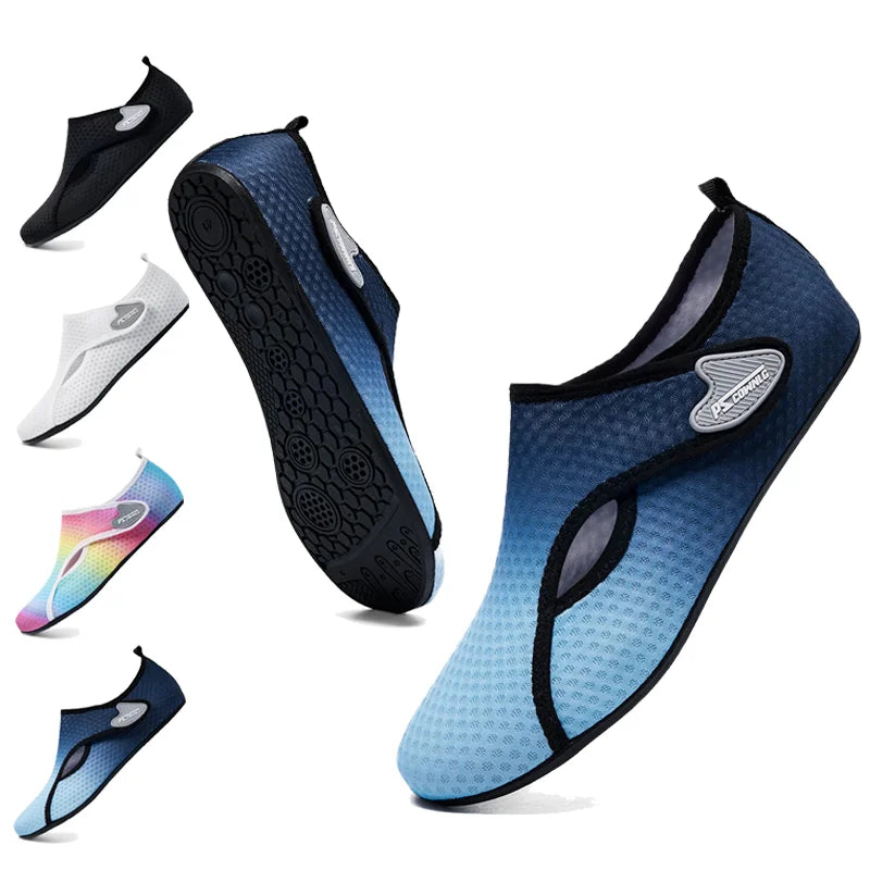 Barefoot Water Shoes for Swimming Beach Yoga Surfing Diving Pool Aqua Socks with Non-Slip Rubber Sole for Men Women