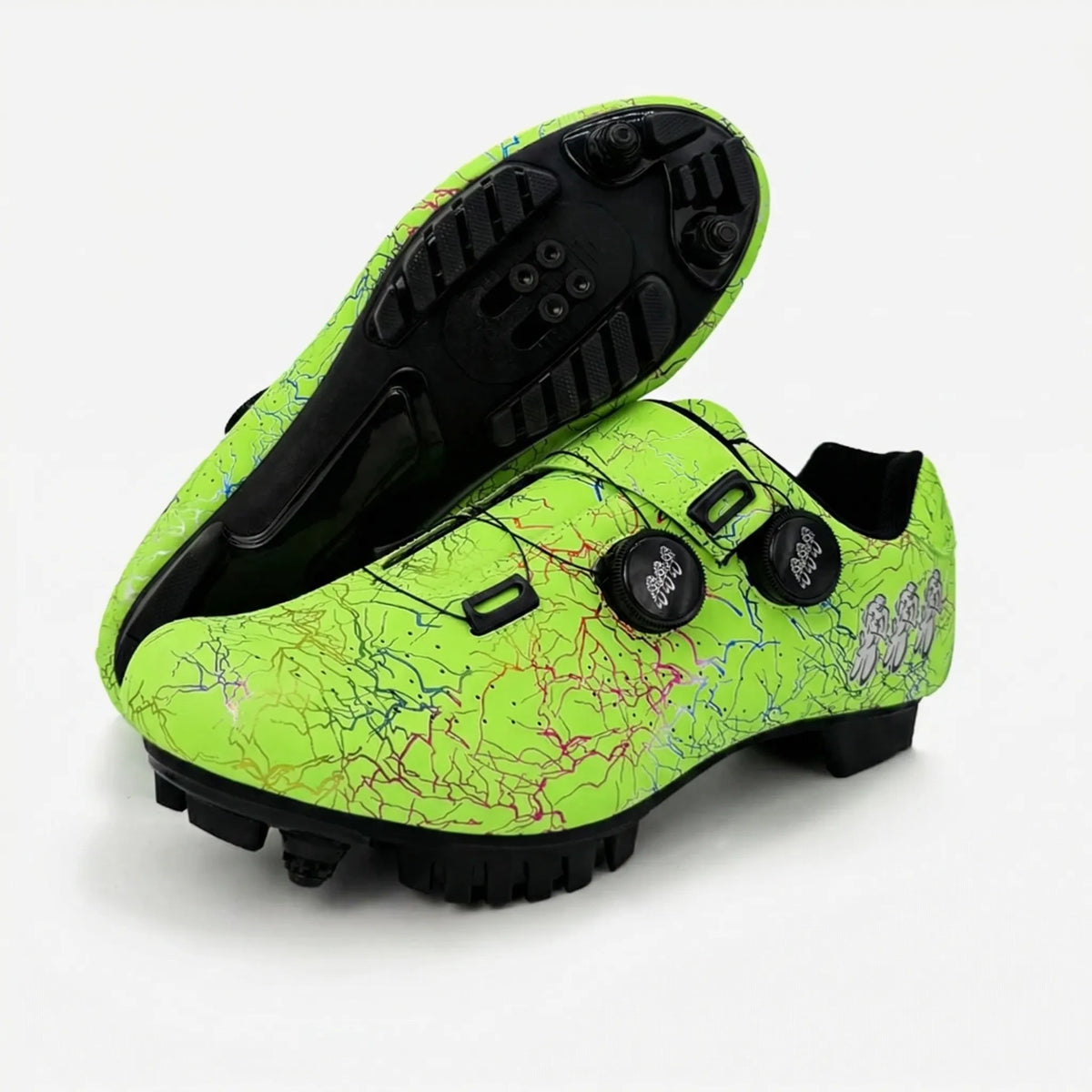 Clipless Road & MTB Bike Shoes with Rotary Dial Adjustment for Men & Women – SPD Compatible Cleat System
