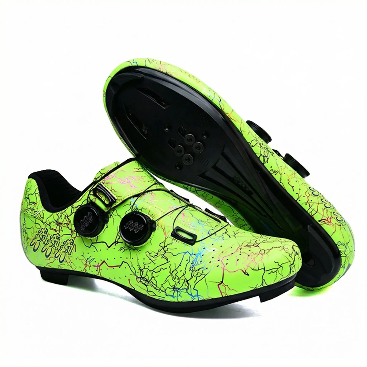 Clipless Road & MTB Bike Shoes with Rotary Dial Adjustment for Men & Women – SPD Compatible Cleat System