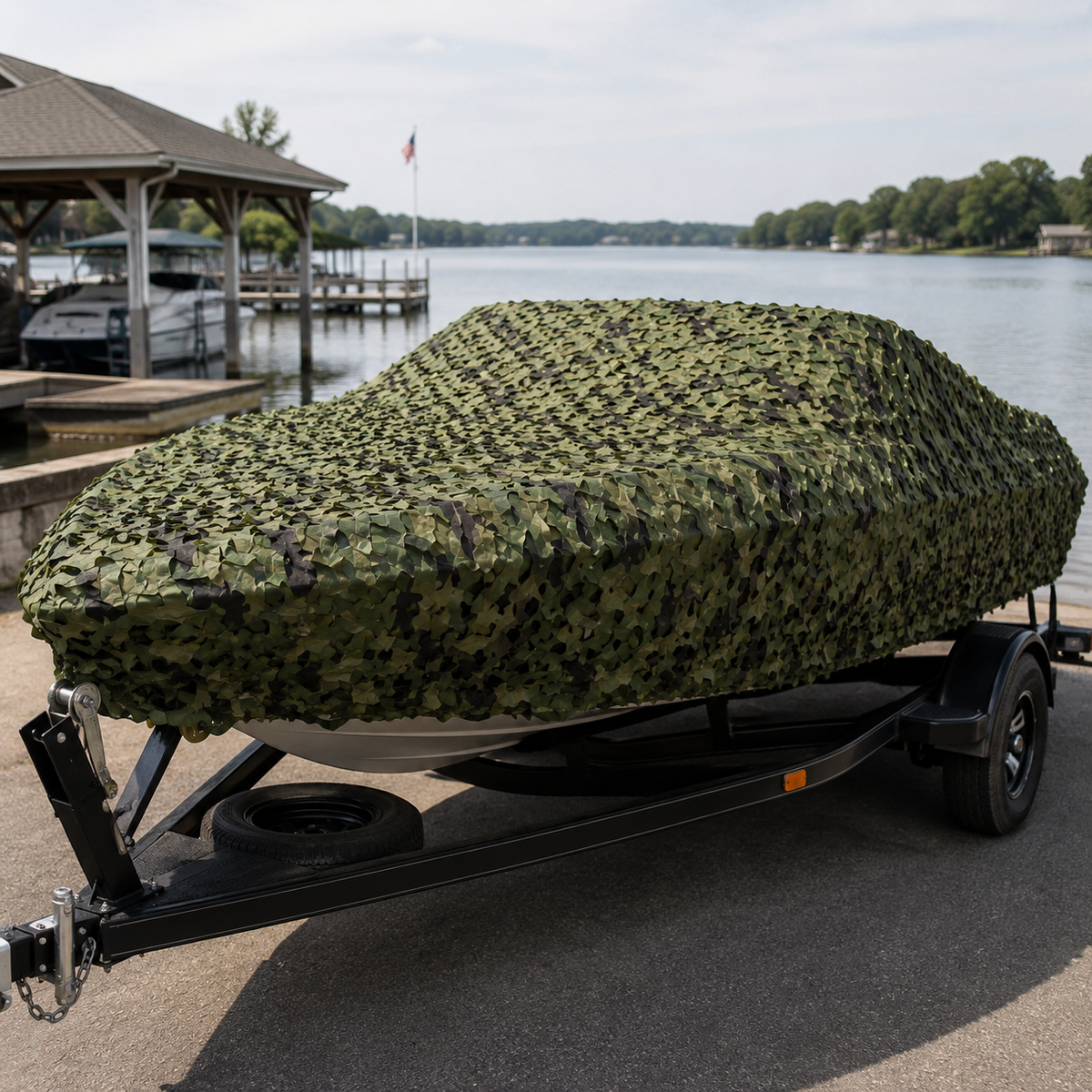 Camouflage Netting Roll – Lightweight Mesh Screen for Hunting Blinds, Shade Cover & Outdoor Privacy