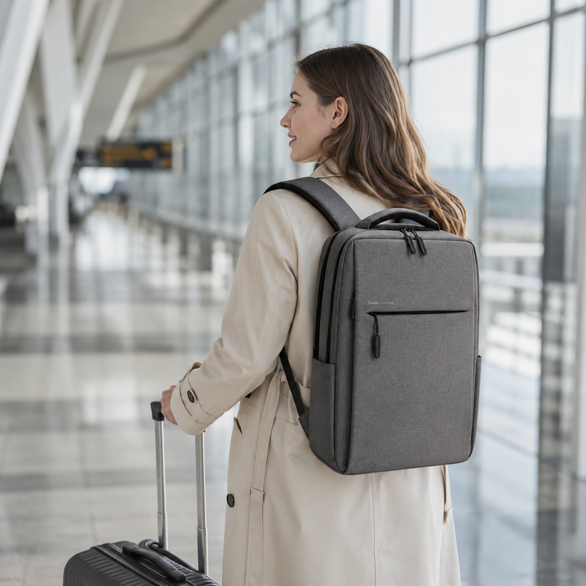 Water-Resistant Commuter Backpack with Padded Laptop Compartment for Work & Travel