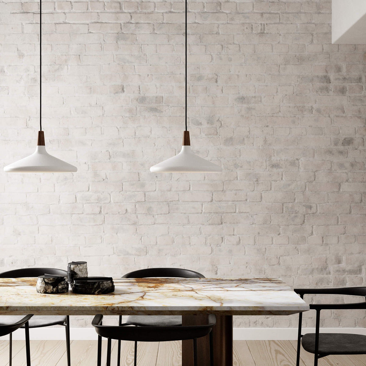 Hanging Drop Ceiling Fixture Wood Metal Shade Adjustable Cord 7-15 inch Diameter for Kitchen Island Dining Room E26 Socket Modern Farmhouse
