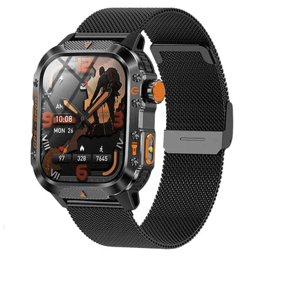 Rugged Smart Watch with Multi Satellite GPS and Sports Modes, Rugged GPS Smartwatch with Bluetooth Calling