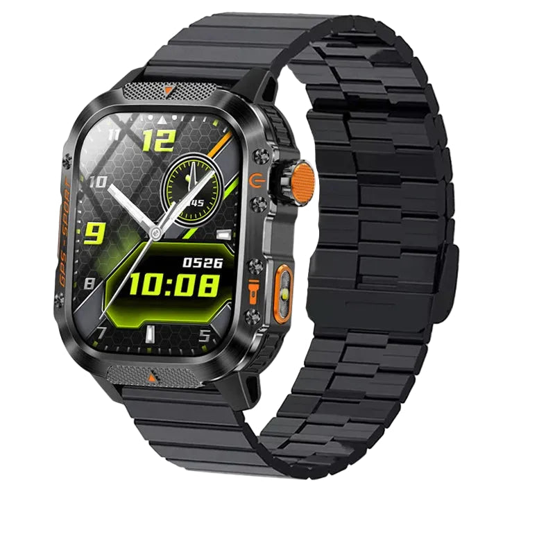 Rugged Smart Watch with Multi Satellite GPS and Sports Modes, Rugged GPS Smartwatch with Bluetooth Calling