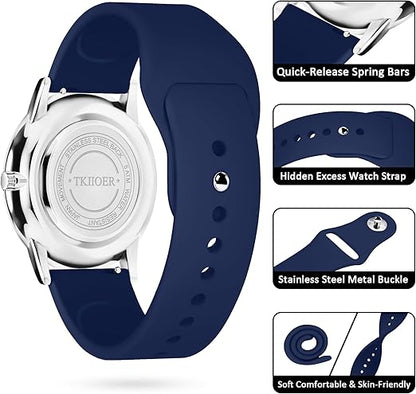 Ortekor Nurses Watch with Luminous Dial & Second Hand | Waterproof Design for Accurate Timekeeping