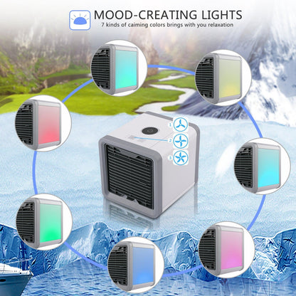 Versatile Mobile Air Conditioner | 3-in-1 Cooling, Humidifying & Purifying Device for Comfort