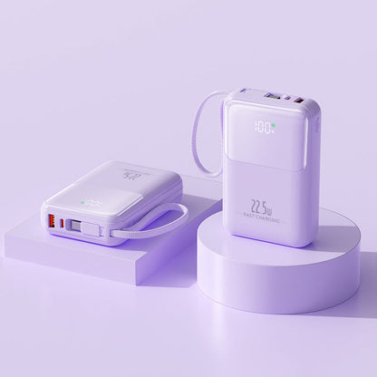 Fast Charging Power Bank with Intelligent LED Display | 22.5W Output for Quick Device Charging