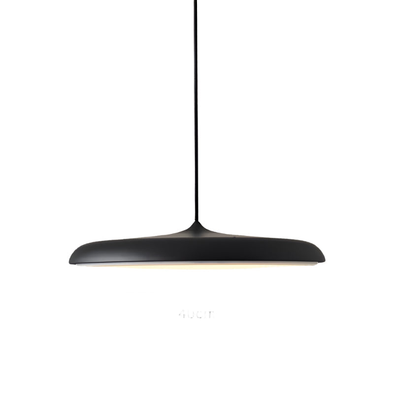 LED Disc Ceiling Fixture 10 in Rose Gold 4000K Adjustable Height for Kitchen Dining Room Bedroom Modern Floating Lamp Neutral White