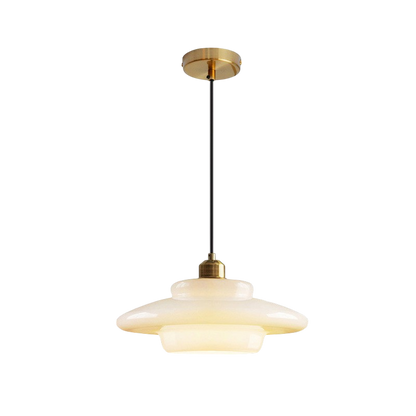 Globe Pendant Light Fixture 12" Frosted Glass Shade White Diffused Glow Modern Ceiling Mount Kitchen Island Dining Room Hallway Bedroom Ligh