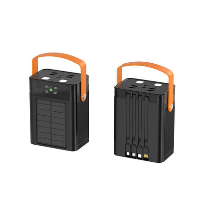 Solar Power Bank | Portable Charging Station with LED Display & Multiple Ports | Ideal for Outdoor Adventures