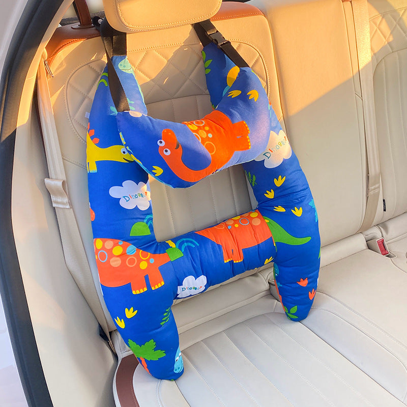 Kids Car Seat Head Support Pillow – Neck Cushion for Road Trips & Travel
