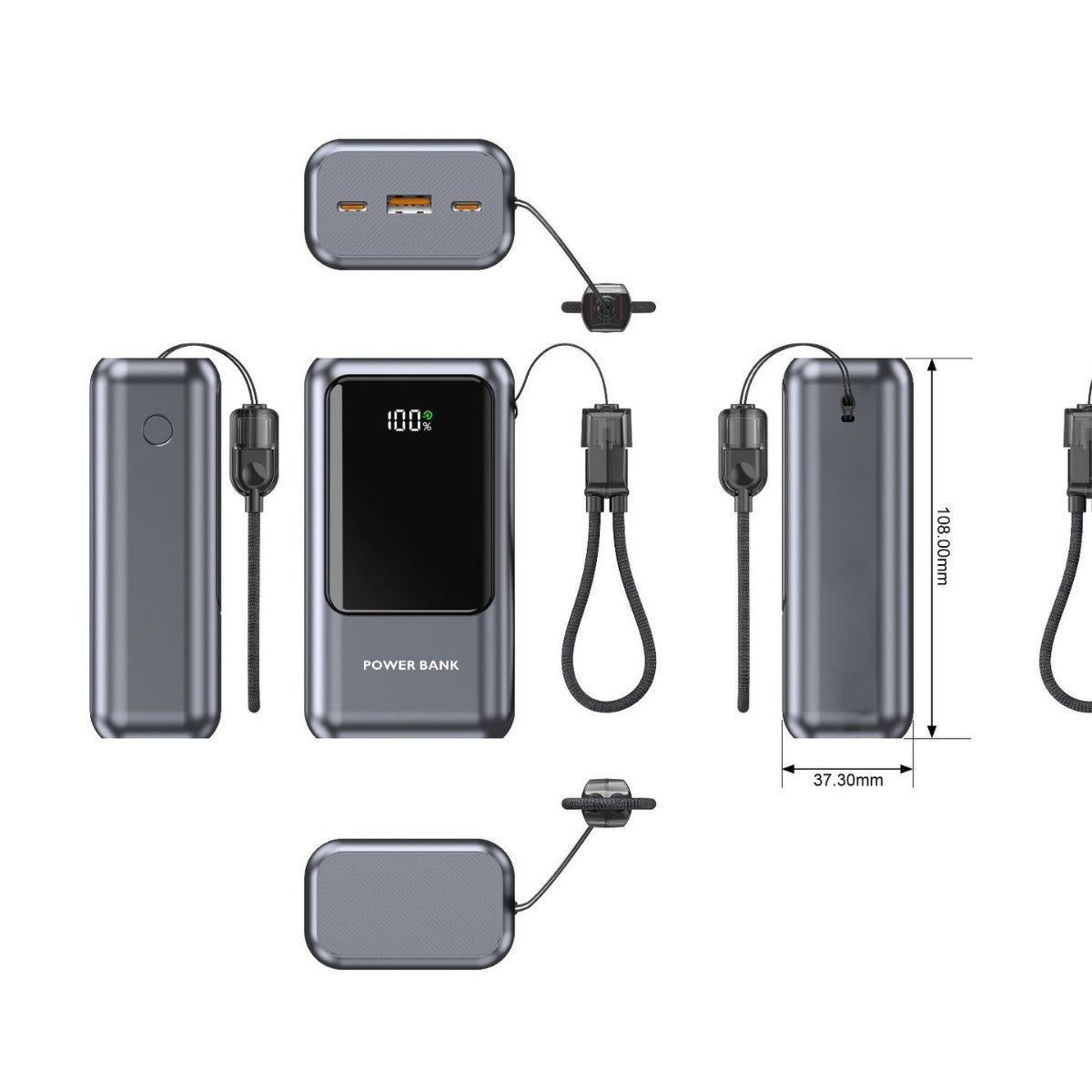 Portable Charger | Best Power Bank 10000mAh High-Capacity Portable Power Bank with Digital Indicator | Fast Charging Portable Charger for iPhone, Samsung & USB Devices