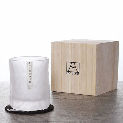Hand-Cut Crystal Whiskey Glass with Geometric Faceted Design for Spirits & Bourbon