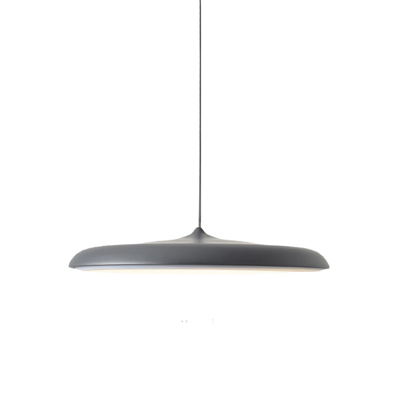 LED Disc Ceiling Fixture 10 in Rose Gold 4000K Adjustable Height for Kitchen Dining Room Bedroom Modern Floating Lamp Neutral White