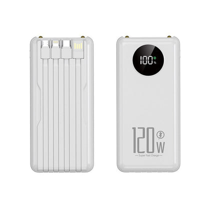 Power Bank | Portable High-Performance Charger with Intelligent Cable Management | Ultra-Slim Design for On-the-Go Convenience