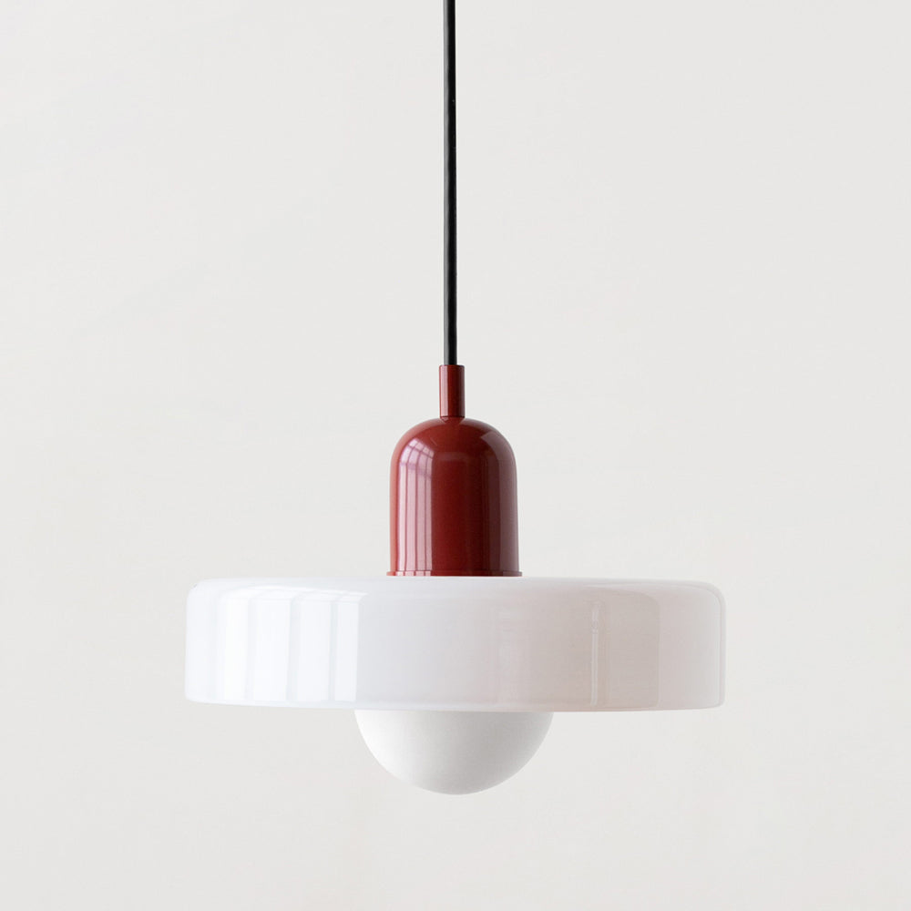 Colored Glass Drop Fixture G9 Socket 15W Mid-Century Style Overhead Illumination for Counter Island Breakfast Nook Eating Area Vibrant Tinte