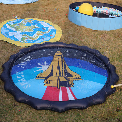 Ortekor Splash Fun | Water Play Mat with Integrated Spray System | Safe & Portable for Outdoor Fun