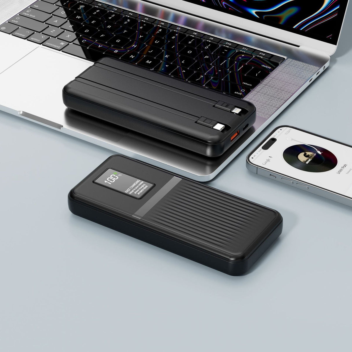 Portable Charger | Best Power Bank with Fast Charging & Digital Display | High Capacity Portable Power Bank for iPhone, Samsung & USB Devices
