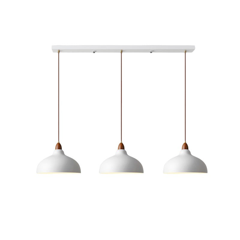 Adjustable Height Ceiling Fixture Wood & Metal Shade 14 Inch Beige for Dining Room Kitchen Island Living Room Entryway E27 Socket 220-240V